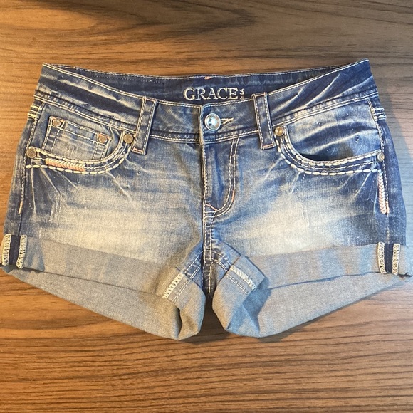 Grace in LA Pants - Grace In La Women’s Denim Shorts. New No tags